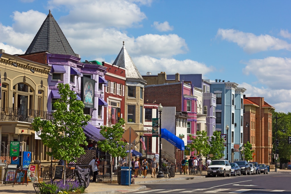 Adams Morgan Washington DC neighborhood is one of the best places for nightlife