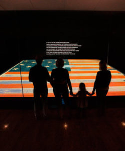 star spangled banner actual flag exhibit